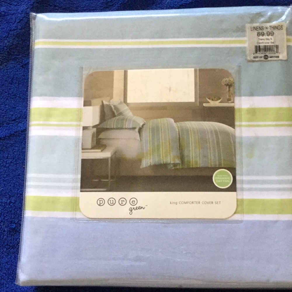 Pure Green King Comforter Duvet Cover
